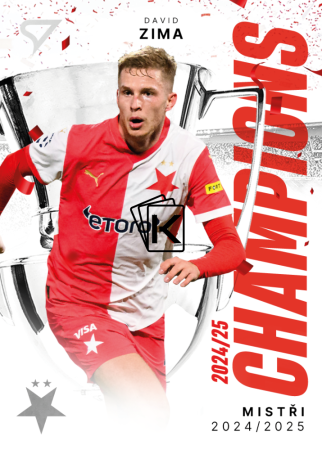 2025-26 SportZoo SK Slavia Praha Champions CH-16 David Zima