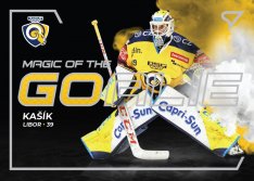 hokejová kartička 2021-22 SportZoo Tipsport Extraliga Magic of the Goalie MG-16 Libor Kašík PSG Berani Zlín