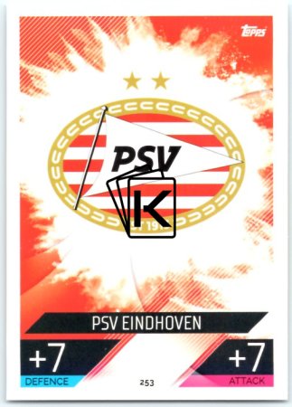Fotbalová kartička 2022-23 Topps Match Attax UCL 253 Team Logo - PSV Eindhoven
