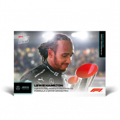 kartička Formule 1 Topps Now 2021 74 Lewis Hamilton Mercedes