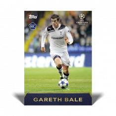 Fotbalová kartička Topps Lost Rookie Gareth Bale Tottenham Hotspur