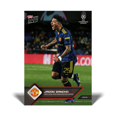 Fotbalová kartička Topps Now 2021-22 UCL 070 Jadon Sancho