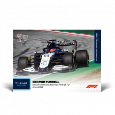 kartička Formule 1 Topps Now 2021 028 Gerogre Russell Williams