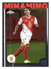 fotbalová kartička 2024-25 Topps Chrome UCC 57 Takumi Minamino, AS Monaco