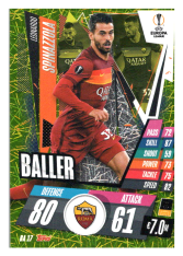 fotbalová kartička 2020-21 Topps Match Attax Champions League Extra Baller BA17 Leonardo Spinazzola AS Roma