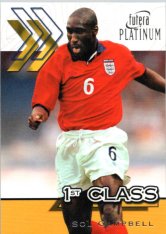 2001 Futera Platinum 1st Class 4 Sol Campbell