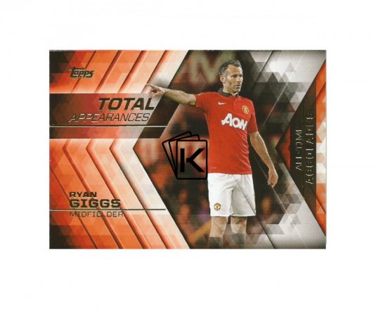 2015-16 Topps Gold Premier League AA-6 Ryan Giggs - Manchester United