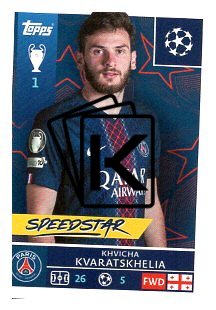 2025-26 Topps Champions League   Paris Saint-Germain 365 Khvicha Kvaratskhelia