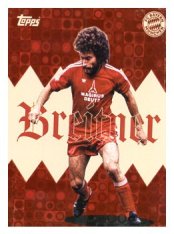 fotbalová kartička 2025-26 Topps Team set FC Bayern Munchen Die Bayern DB-3 Paul Breitner Halo