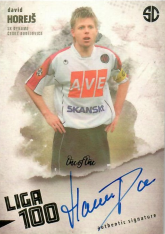podepsaná karta 2025 Supr Cards Liga 100 HO-DA David Horejš SK Dynamo České Budějovice 1of1
