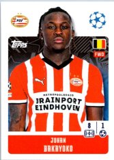2024-25 Topps Champions League 305 Johan Bakayoko (PSV Eindhoven)