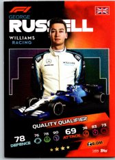 2021 Topps Formule 1 Turbo Attax Quality Qualifers 169  George Russell Williams