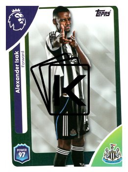fotbalová kartička 2025-26 Topps  Premier League 231 Alexander Isak (Newcastle United)