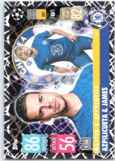 fotbalová kartička 2021-22 Topps Match Attax UEFA Champions League Master & Apprentice 419 Cézar Azpilicueta & Reece James Chelsea FC