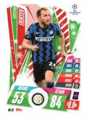 fotbalová kartička 2020-21 Topps Match Attax Champions League HU10 Christian Eriksen FC Inter Milan