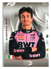 2025 Topps Turbo Attax F1 Prema Racing F2 Teams HP 186 Gabriele Mini