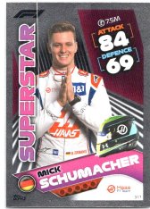 2022 Topps Formule 1Turbo Attax F1 Superstars 317 Mick Schumacher (Haas)