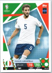 fotbalová karta Topps Match Attax EURO 2024 ITA14 Manuel Locatelli (Italy)