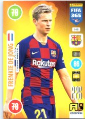 fotbalová karta Panini Adrenalyn XL FIFA 365 2021 Team Mate 148 Frankie De Jong FC Barcelona