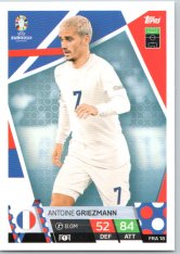 fotbalová karta Topps Match Attax EURO 2024 FRA18 Antoine Griezmann (France)