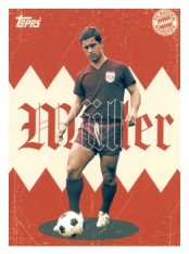 fotbalová kartička 2025-26 Topps Team set FC Bayern Munchen Die Bayern DB-8 Gerd Müller