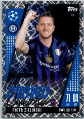 Fotbalová kartička 2024-25 Topps Match Attax EXTRA UEFA Club Competitions Crowd Connection 232 Piotr Zieliński (FC Internazionale Milano)