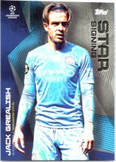 fotbalová kartička 2021 Topps Summer Signings Jack Grealish Manchester City