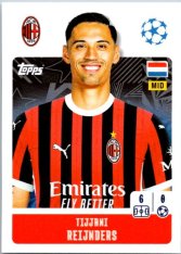 2024-25 Topps Champions League 36 Tijjani Reijnders (AC Milan)