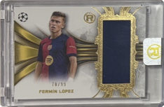 relic karta Topps Reverence Fermín López FC Barcelona Relic 78/99