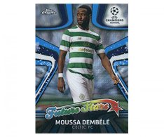 Fotbalová kartička Topps Chrome 2017-18 Champions League Future Stars FS-MD Moussa Dembele Celtic FC