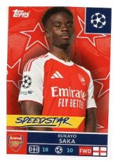 2025-26 Topps Champions League Arsenal FC 66 Bukayo Saka