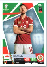 fotbalová karta Topps Match Attax EURO 2024 HUN6 Zsolt Nagy (Hungary)