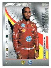 2025 Topps Turbo Attax F1 Scuderia Ferrari HP Sprint Superstars  151 Lewis Hamilton