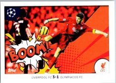 2024-25 Topps Champions League Memories That Stick 398 Steven Gerrard (Liverpool) 2004