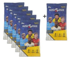 2023-24 Topps Superstars UEFA Club Competitions Hobby Balíček 5+1 zdarma