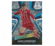 Fotbalová kartička Topps Chrome 2017-18 Champions League Future Stars FS-JR James Rodriguez FC Bayern Munchen