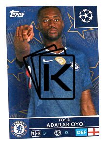 2025-26 Topps Champions League Chelsea FC 158 Tosin Adarabioyo