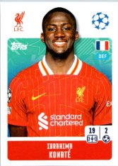 2024-25 Topps Champions League 262 Ibrahima Konaté (Liverpool)