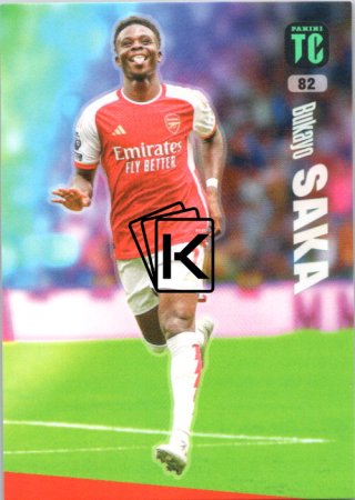 fotbalová karta Panini Top Class 82  Bujayo Saka (Arsenal)