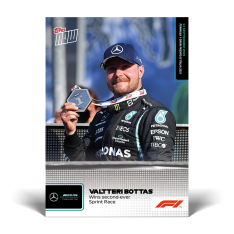 kartička Formule 1 Topps Now 2021 53 Valteri Bottas Mercedes
