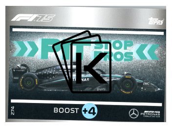 2025 Topps Turbo Attax F1 Mercedes AMG Pit Stop Pros  274