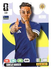 fotbalová kartička World Cup 2026 Adrenalyn XL 140 Sontje Hansen (Curaçao)