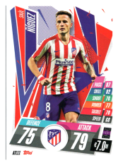 fotbalová kartička Topps Match Attax Champions League 2020-21 ATL11 Saúl Ñíguez Atletico Madrid