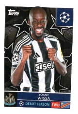 2025-26 Topps Champions League  Newcastle United 322 Yoane Wissa