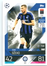 Fotbalová kartička 2022-23 Topps Match Attax UCL 341 Edin Dzeko - Inter Milan