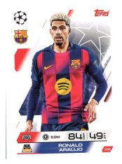 fotbalová kartička 2025-26 Topps Match Attax UCC 102 Ronald Araújo (FC Barcelona)