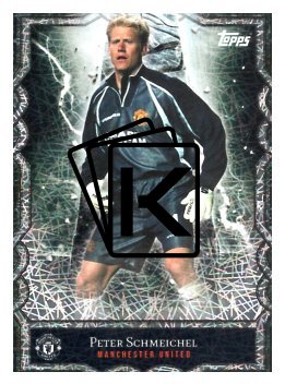 fotbalová kartička 2024-25 Topps Manchester United Fan Set Monolith MO-1 Peter Schmeichel Electro