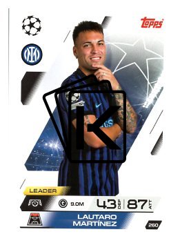 fotbalová kartička 2025-26 Topps Match Attax UCC 260 Lautaro Martínez (FC Internazionale Milano)