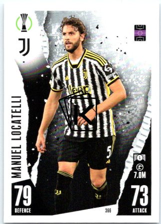 Fotbalová kartička 2023-24 Topps Match Attax UEFA Club Competitions 366 Manuel Locatelli Juventus