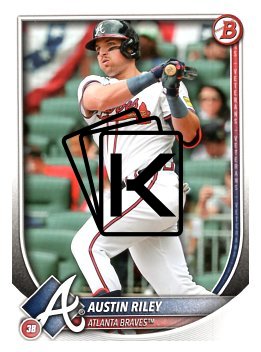 Baseballová karta 2025 Bowman 32 Austin Riley, Atlanta Braves